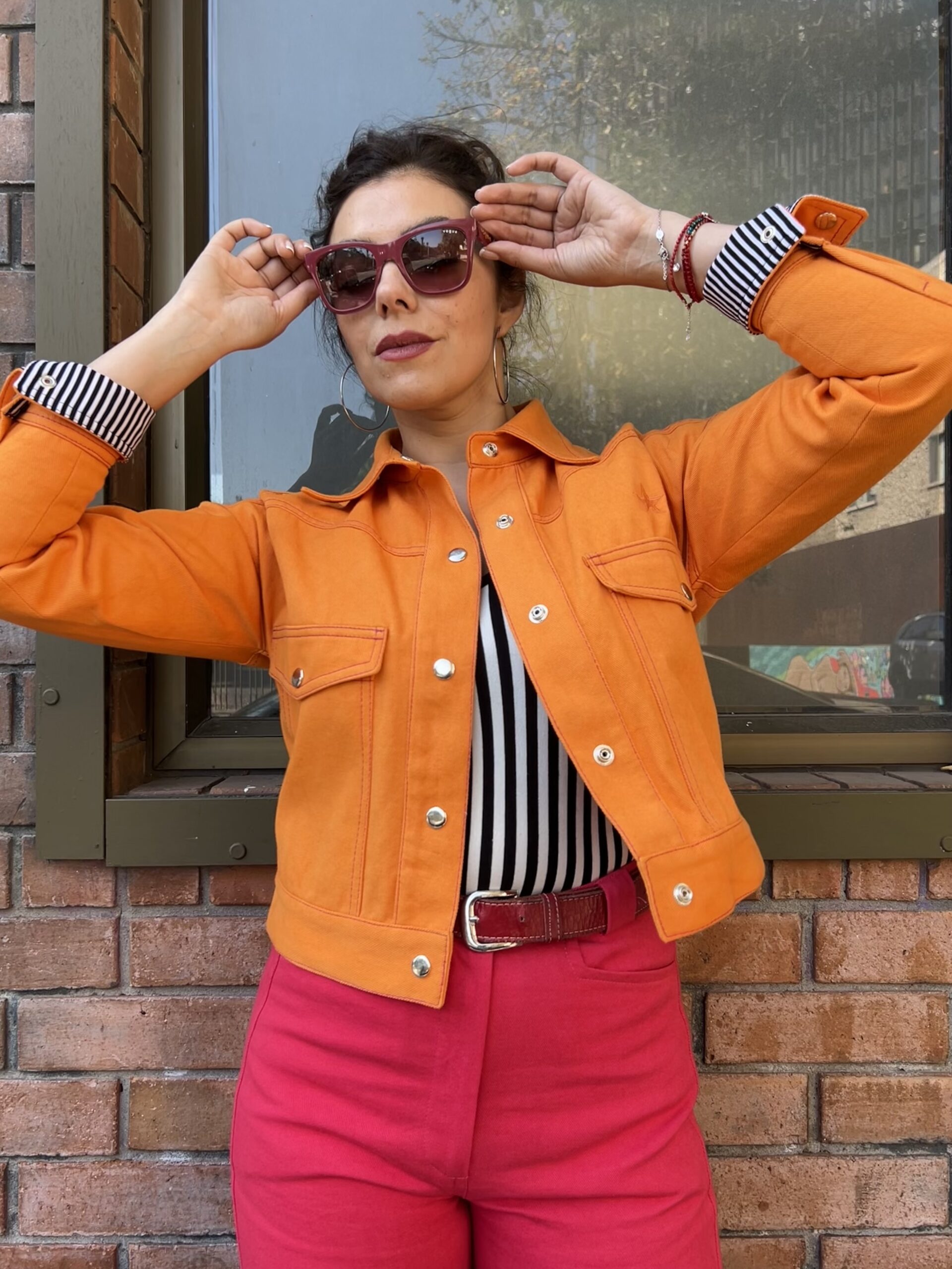 Chaqueta Crop - Modelo Pulso - Estrellas - Imagen 2