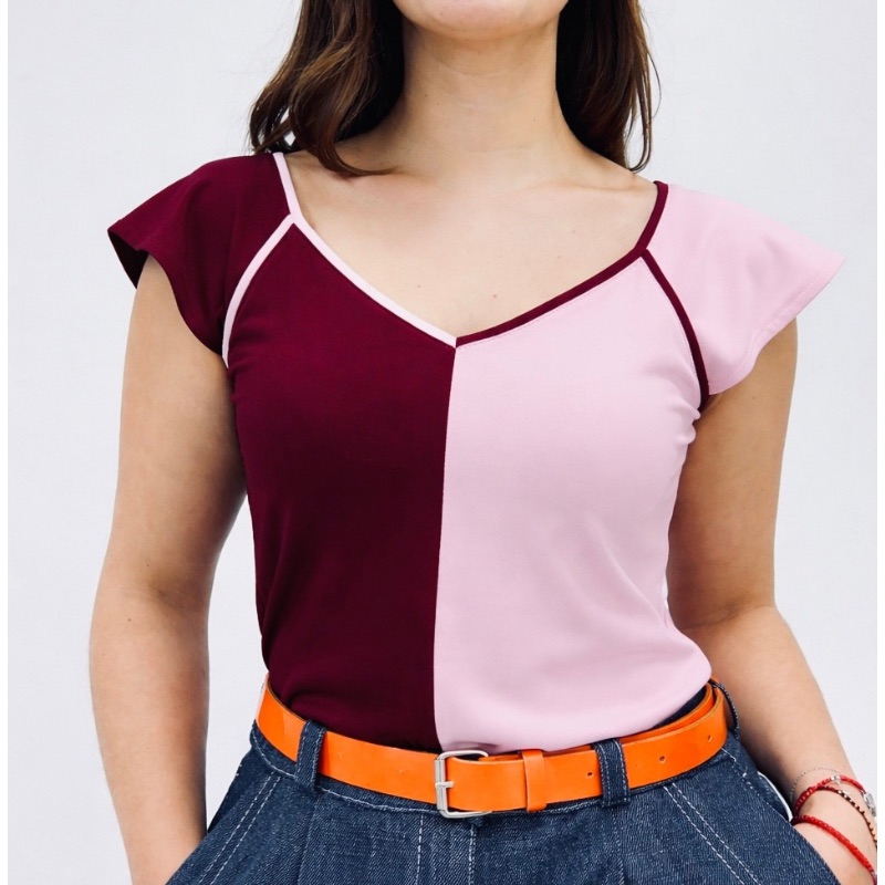 Polera Alita Bicolor