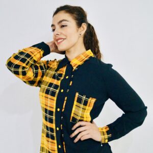 Blusa Camisera Bicolor