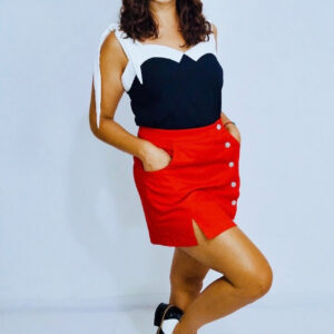 Mini-Falda Leo Roja