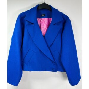 Chaqueta Greta Azul  (Paño de lana)