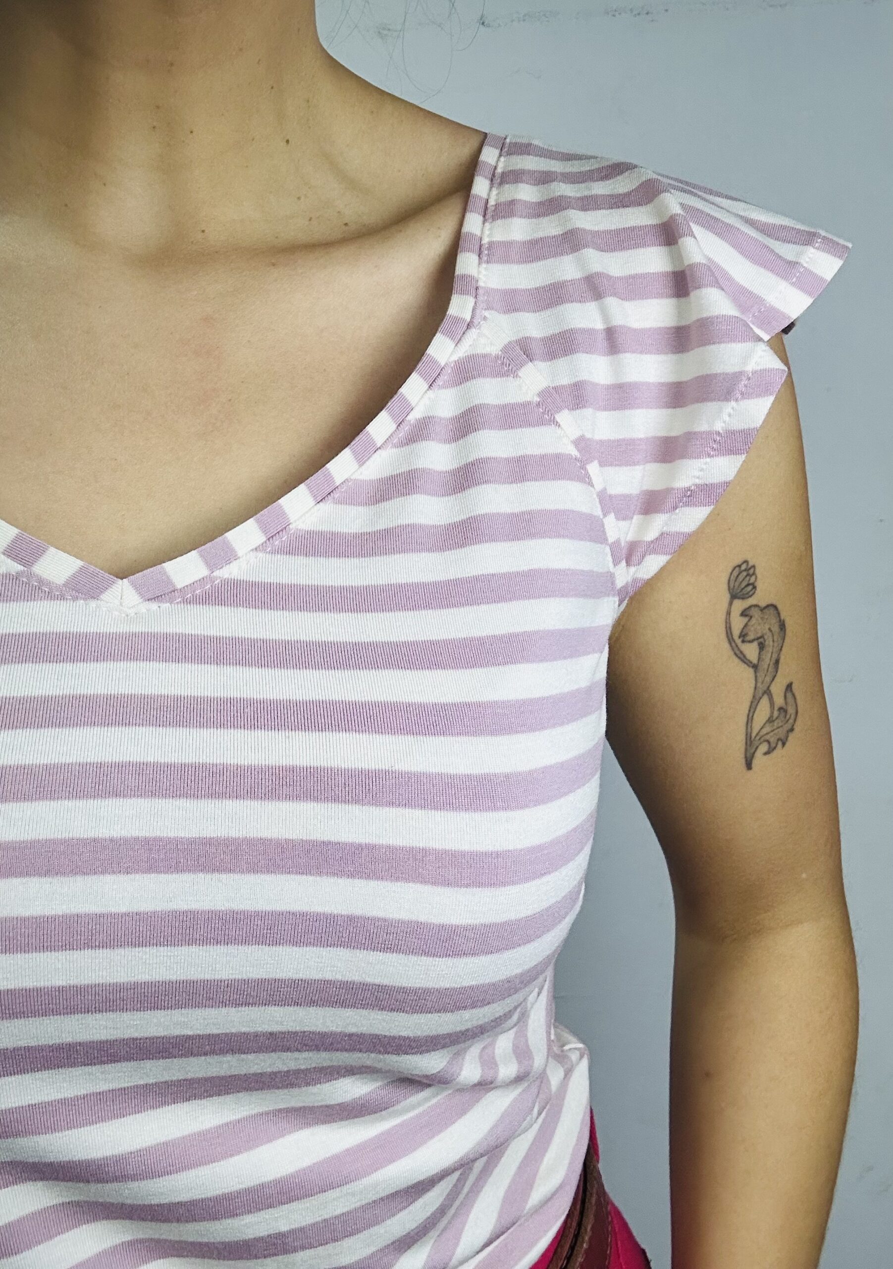 Polera Alita Rayas Rosa - Imagen 3