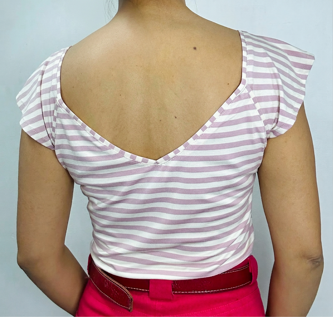 Polera Alita Rayas Rosa - Imagen 4