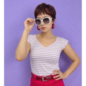 Polera Alita Rayas Rosa